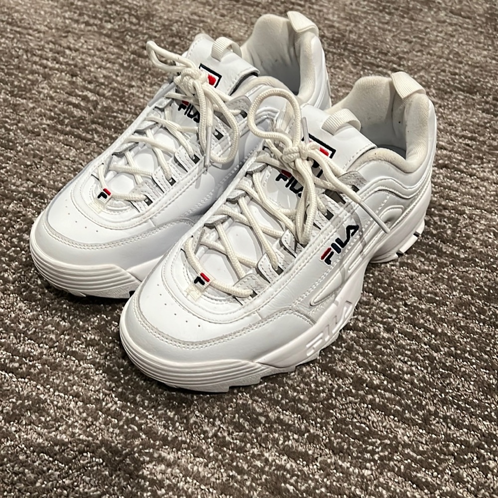 Fila White Sneakers - size 8.5